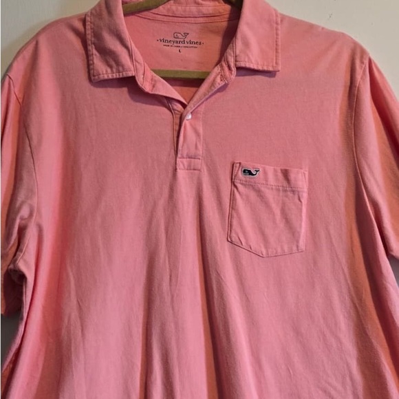 Vineyard Vines Coral Polo Shirt for Men - Picture 6 of 12